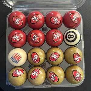 NFL Billiard Ball set 49ers